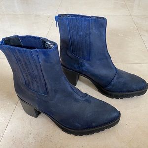 JEFFERY CAMPBELL Handmade Havana Last Blue Boots